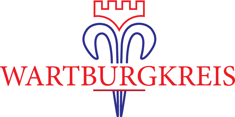 Schriftzug Wartburgkreis mit angedeutetem Mauerkranz
