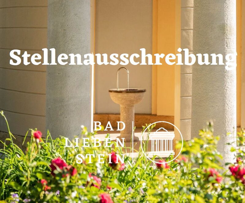 Detail Brunnentempel mit Logo von Bad Liebenstein